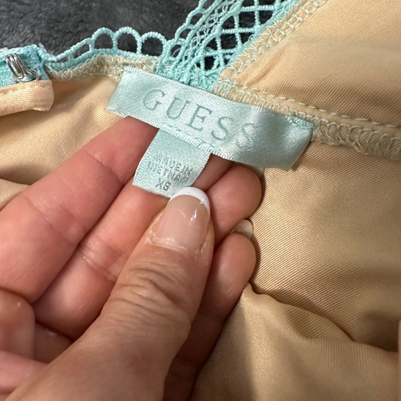 GUESS Beautiful baby blue lace maxi Dress. - Picture 6 of 8